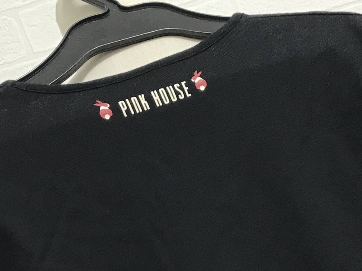 ★未使用に近い　ピンクハウス うさぎ　カットソー　Tシャツ　黒_画像8