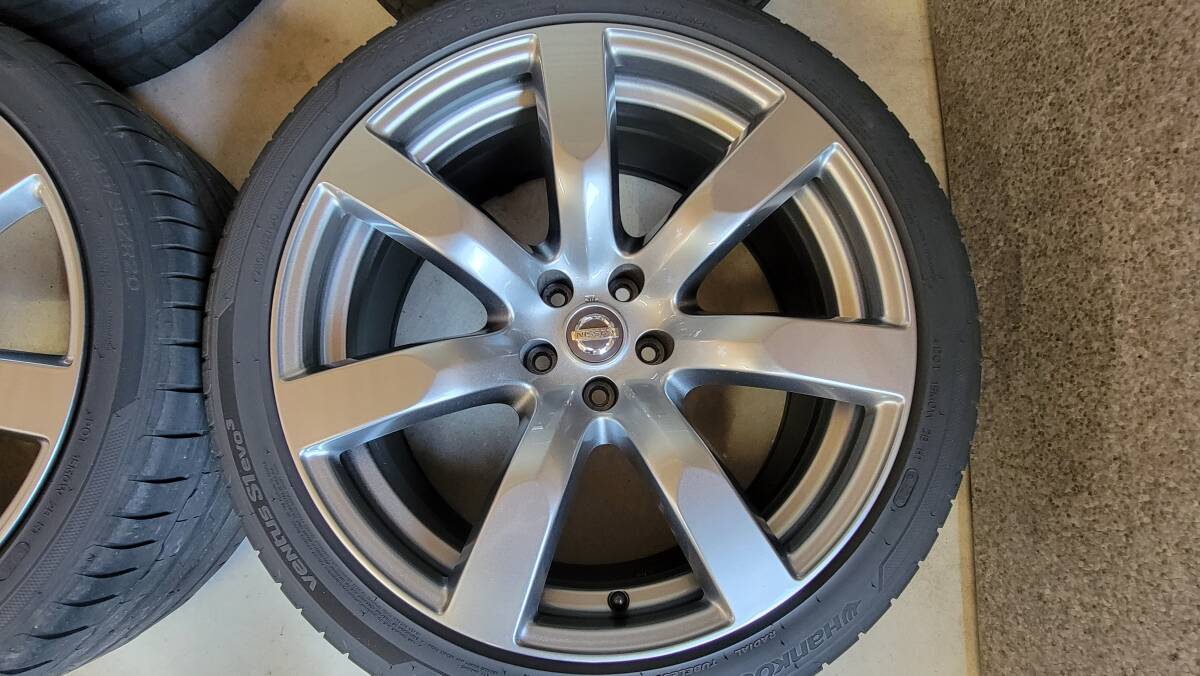 日産 GTR R35 純正 タイヤホイール セット 9.5j +45 10.5j +25 255/40R20 285/35R20_画像5