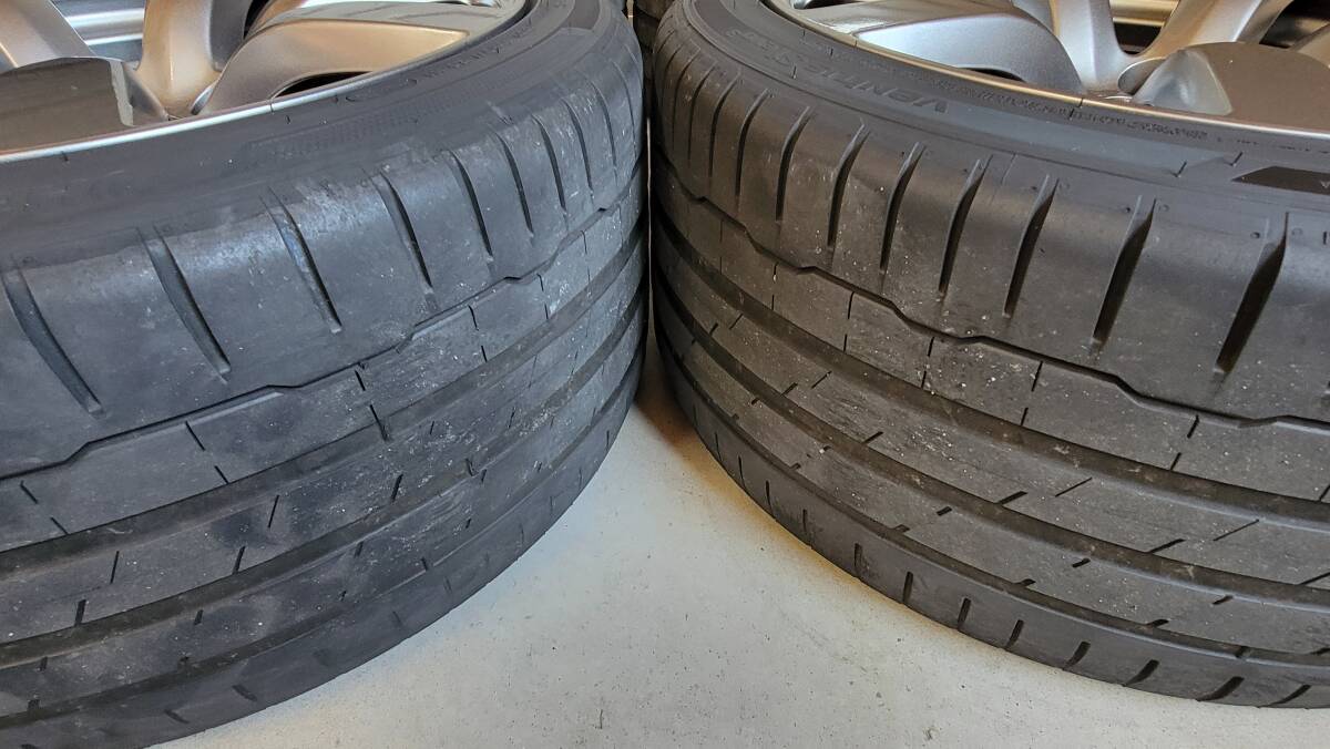 日産 GTR R35 純正 タイヤホイール セット 9.5j +45 10.5j +25 255/40R20 285/35R20_画像7