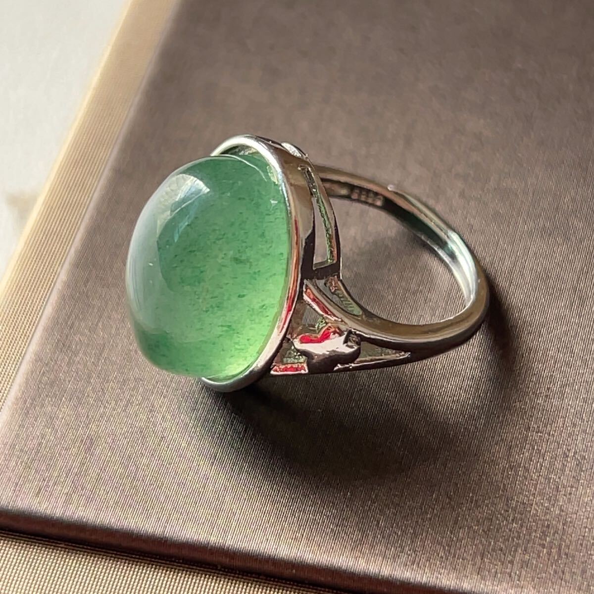 アベンチュリン◇東陵玉◇男女兼用◇指輪◇リング◇フリーサイズ◇天然石◇パワーストーン◇プレゼントに041R102404_画像5