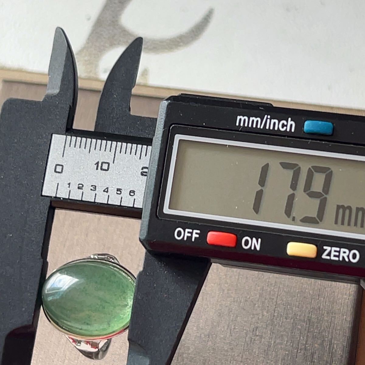 アベンチュリン◇東陵玉◇男女兼用◇指輪◇リング◇フリーサイズ◇天然石◇パワーストーン◇プレゼントに041R102404_画像8