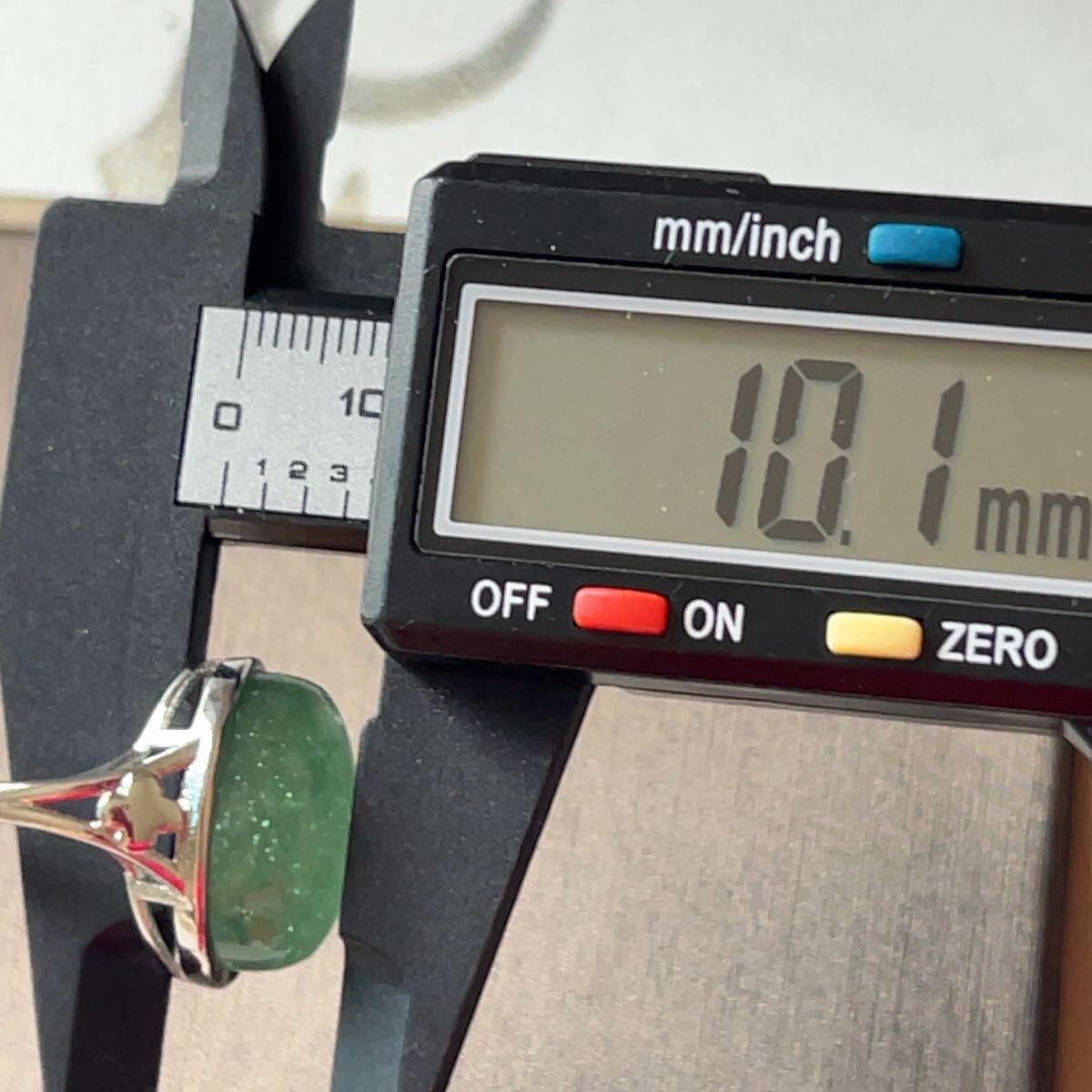 アベンチュリン◇東陵玉◇男女兼用◇指輪◇リング◇フリーサイズ◇天然石◇パワーストーン◇プレゼントに041R102404_画像9