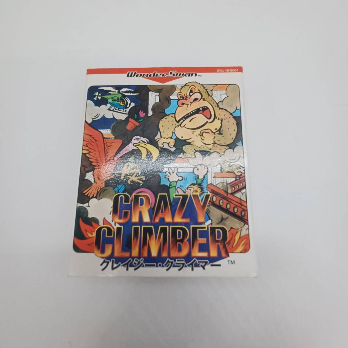 K10604□ 【希少品】Wonder Swan ワンダー スワン クレイジー クライマー ソフト 箱付 取扱説明書 ヴァンガード ゲームソフト_画像2