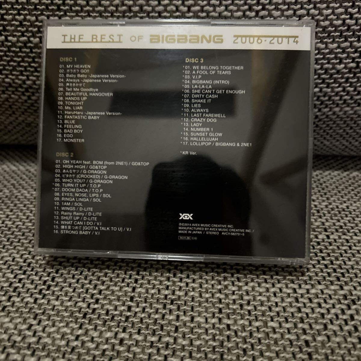 THE BEST OF BIGBANG 2006-2014 CD_画像2