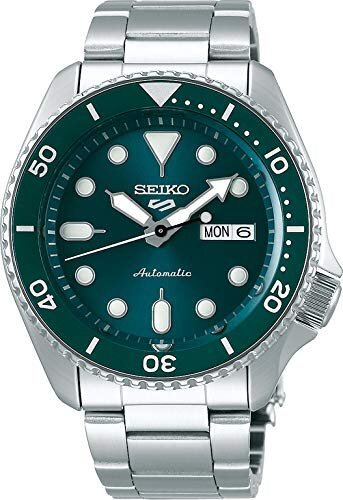 人気商品！ メンズウォッチ シルバーステンレススチールブレスレット Sｅｉｋｏ 5 SRPD61K1 スポーツグリーンダイヤル_画像1
