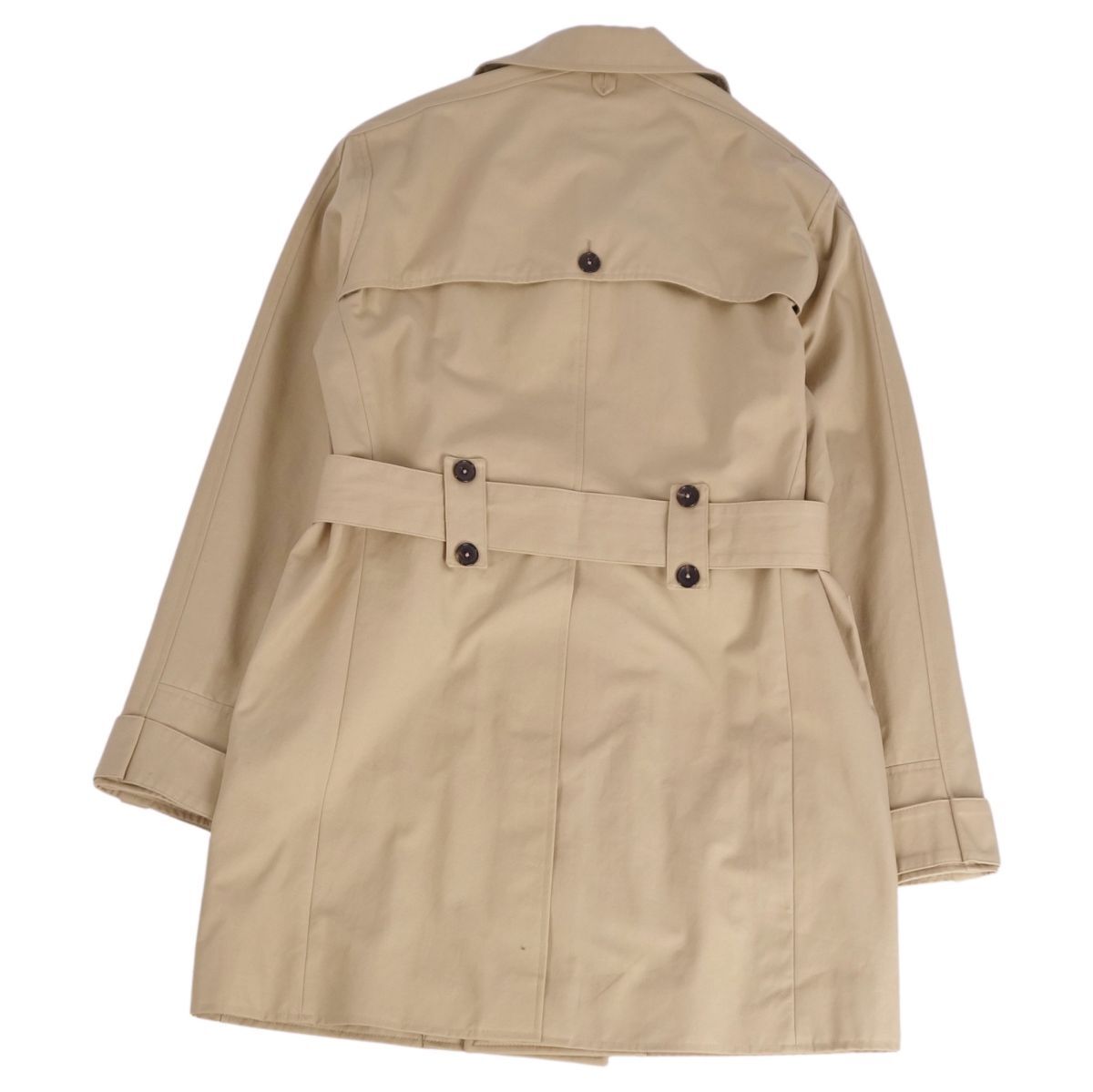極美品 ブラックフリース Black Fleece by Brooks Brothers トレンチコート コットン メンズ BB3(L相当) ベージュ ce10mr-rm10e33712_画像4