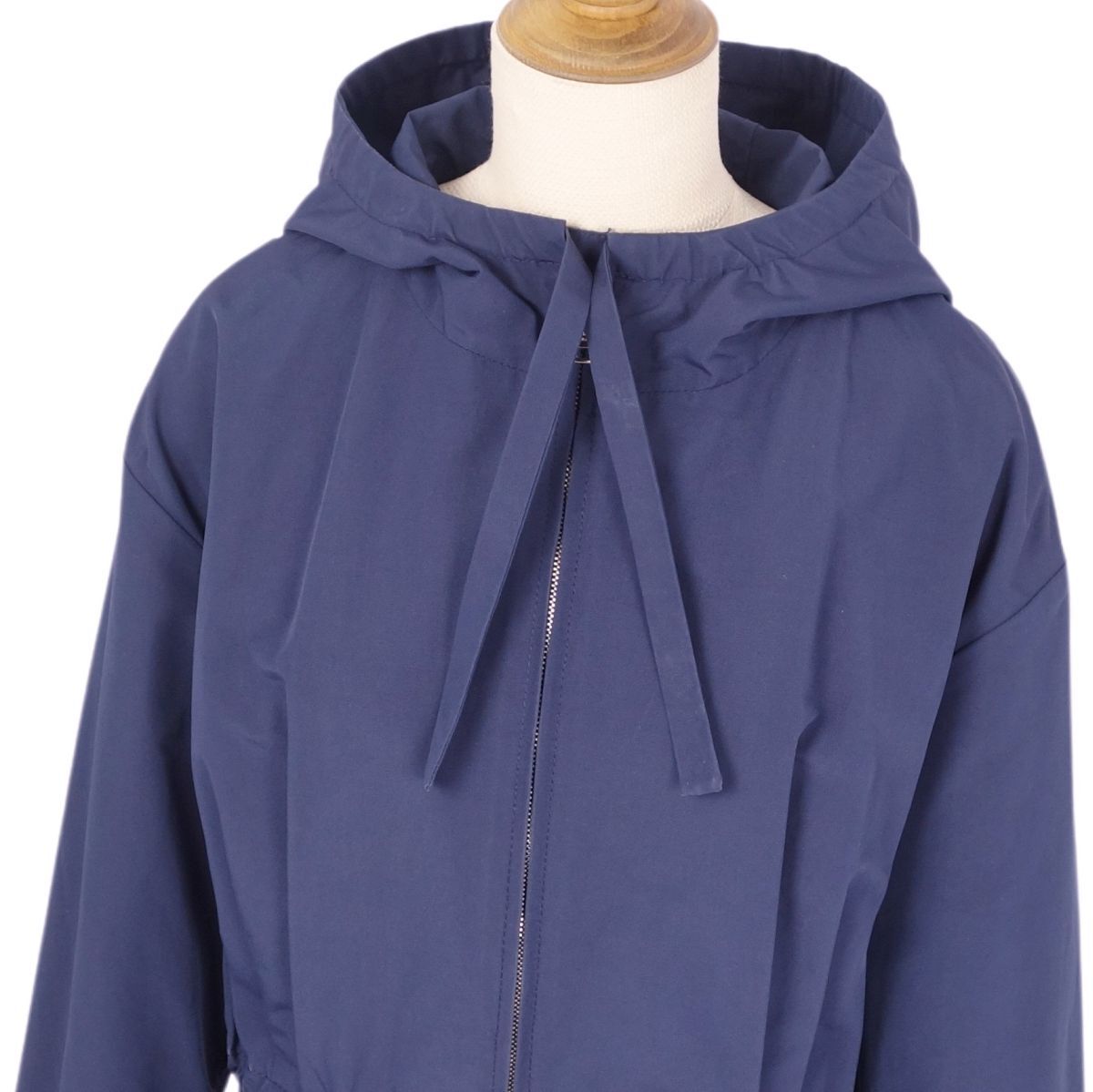プラダ PRADA ジャケット パーカー ジップアップ フーディー 無地 アウター レディース 36(S相當(dāng)) ネイビー cf04dm-rm05f09968
