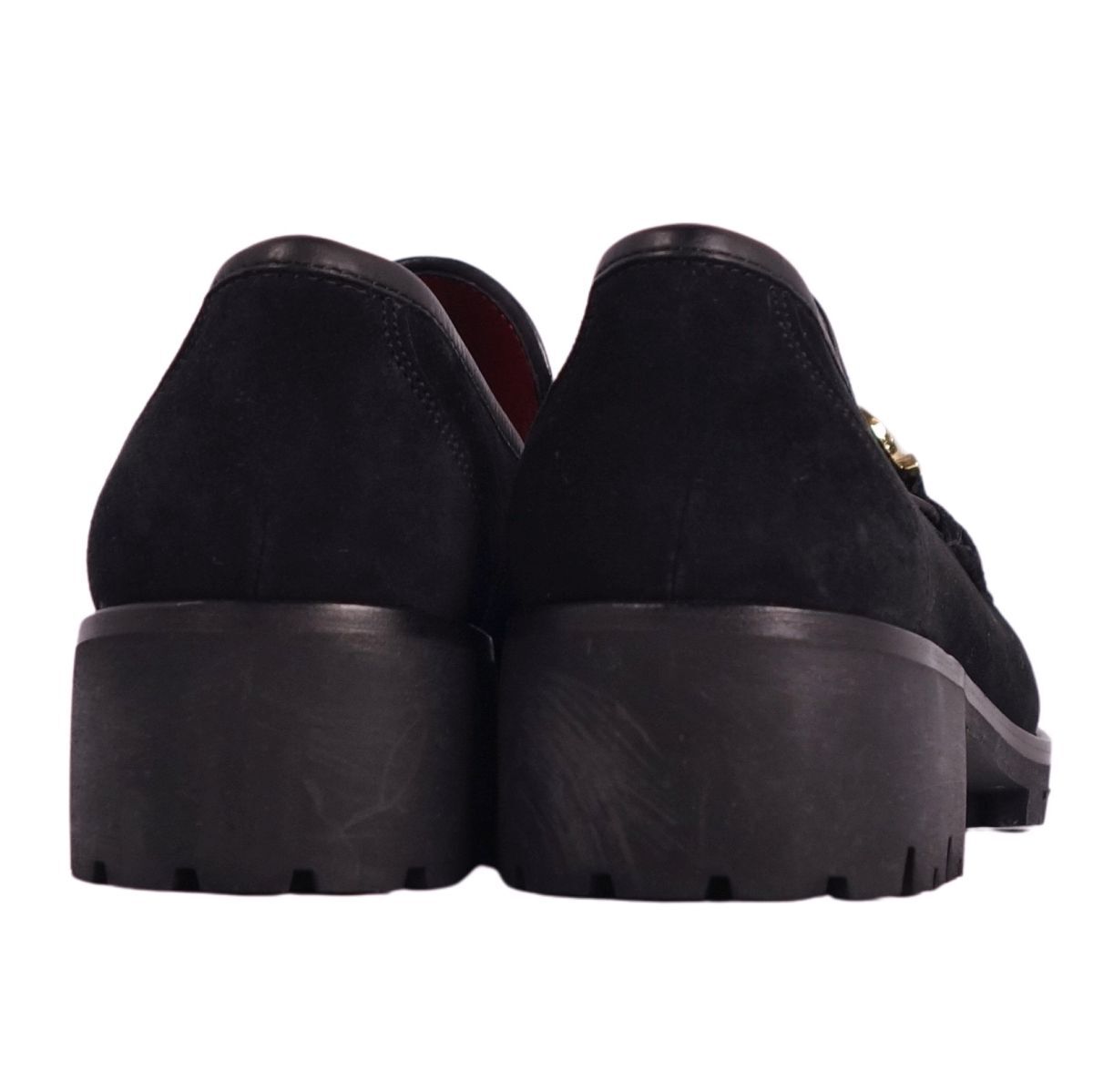  прекрасный товар Salvatore Ferragamo Salvatore Ferragamo Loafer мокасины gun chi-ni замша женский 7D чёрный ce09dm-rm10e33645