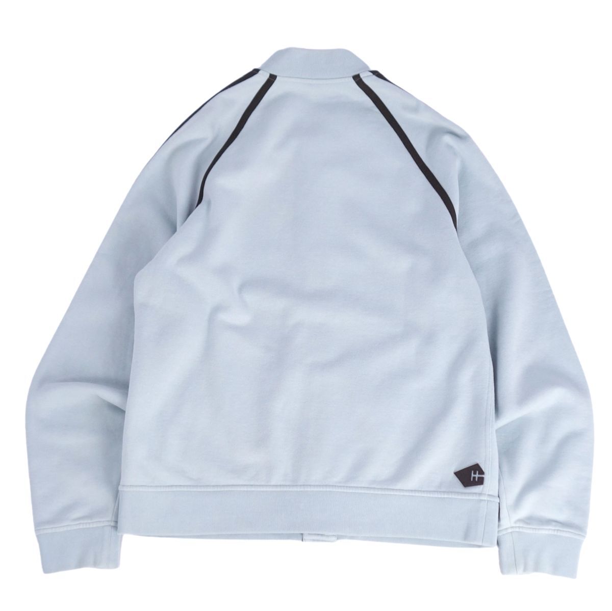 美品 エルメス HERMES テディ ジャケット ブルゾン 21AW スウェット セリエボタン アウター メンズ イタリア製 S ブルー ce10dl-rm10e34170_画像3