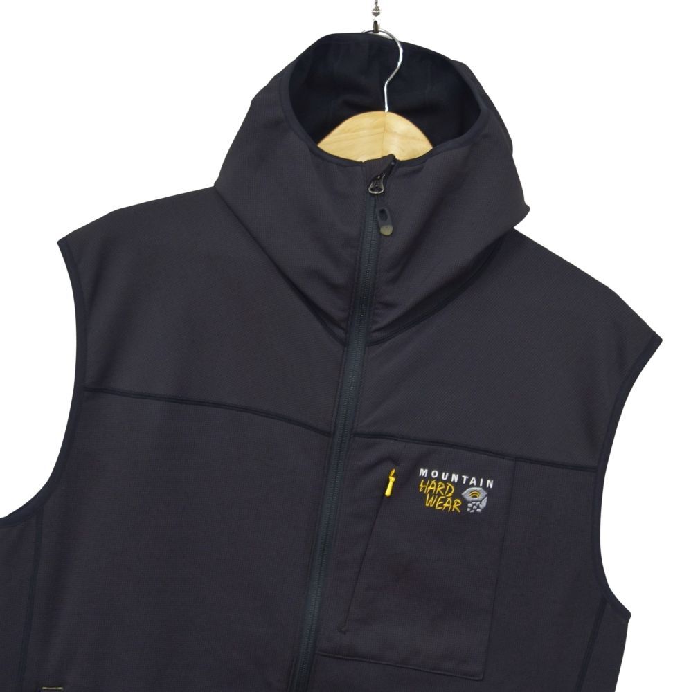 マウンテンハードウェア Mountain Hardwear ベスト ジップアップ フーディ フリース OE5361 ブラック ウェア アウトドア ce09dm-rk26y10152_画像2