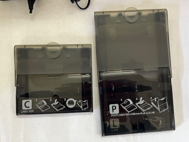 【菊水-259】(KK) Canon コンパクトフォトプリンター セルフィー SEKPHY CP910 動作未確認 現状品/(S)_画像7