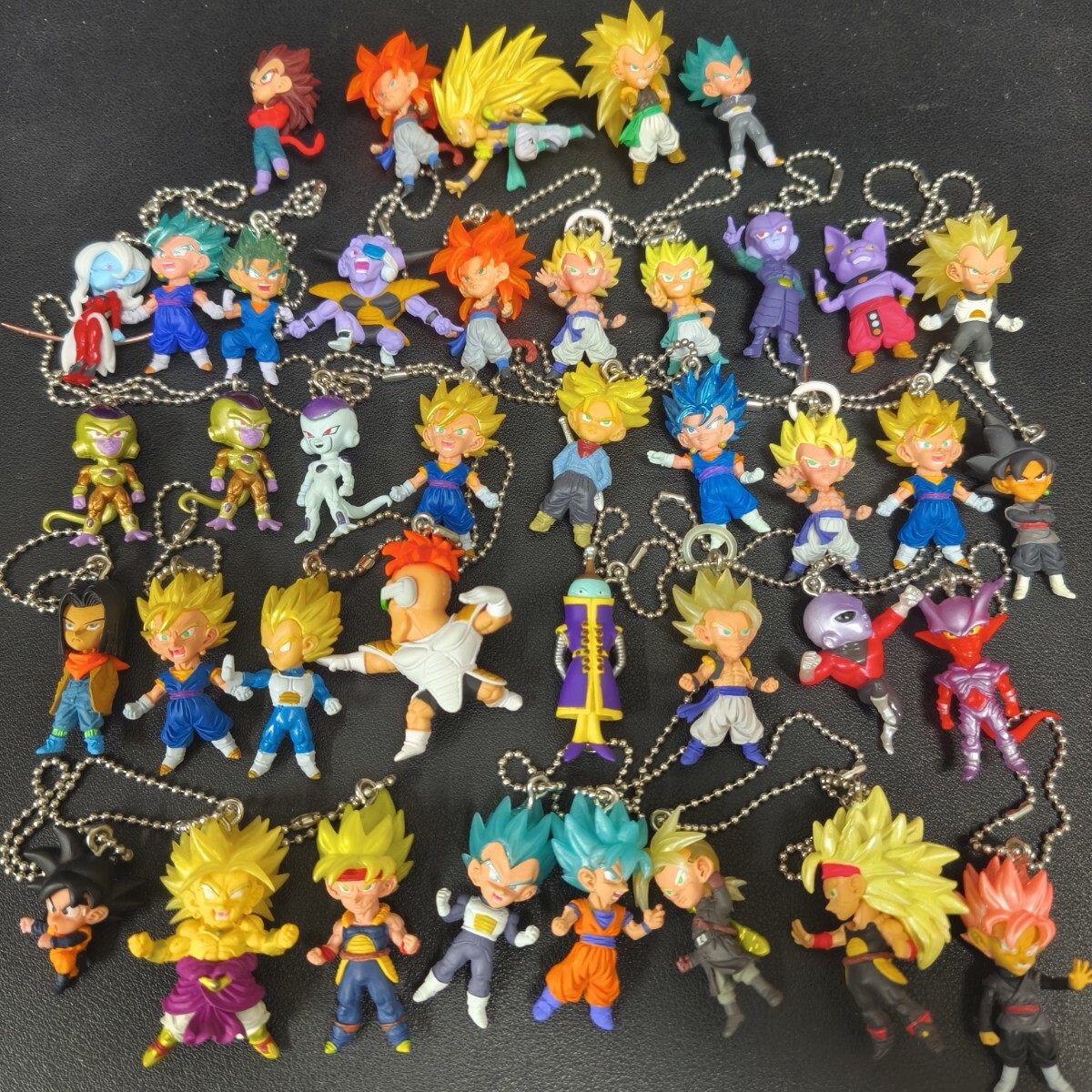ドラゴンボール UDM ガチャ キーホルダー フィギュア セット ベジータ