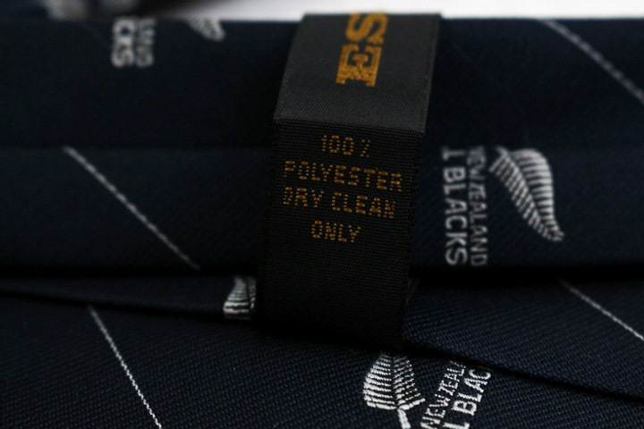 エスケイ ブランド ネクタイ 総柄 ストライプ柄 PO メンズ ネイビー ESKAY_画像5