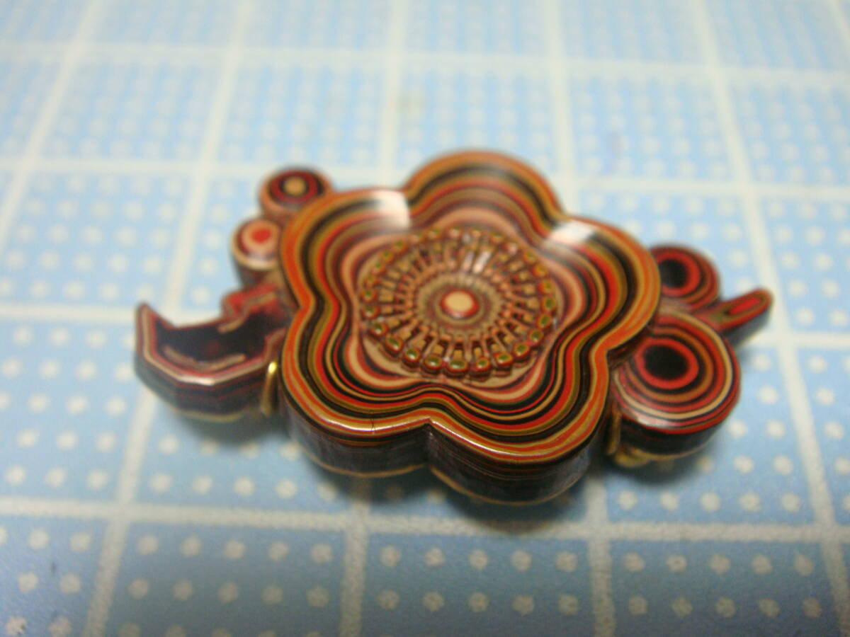 ◆ビンテージ　堆朱　在銘　芳永　大正ロマン　昭和レトロ◆_画像6