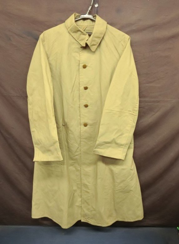 L0626 昭和19年 中号 日本軍 旧日本軍 制服 陸軍 防寒コート 外套 陸軍外套 下士官 兵用の画像1