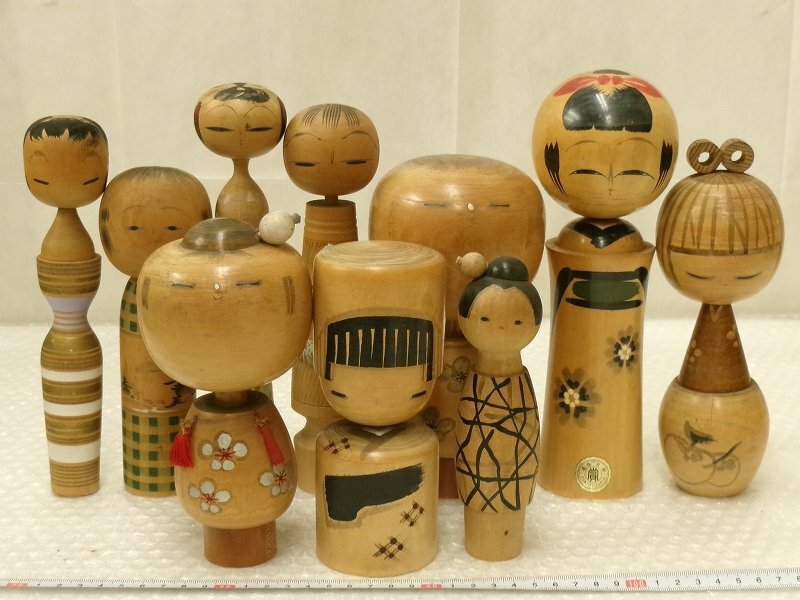 P6052 高橋はしめ 等 創(chuàng)作こけし 近代こけし 民蕓品 まとめ 郷土玩具
