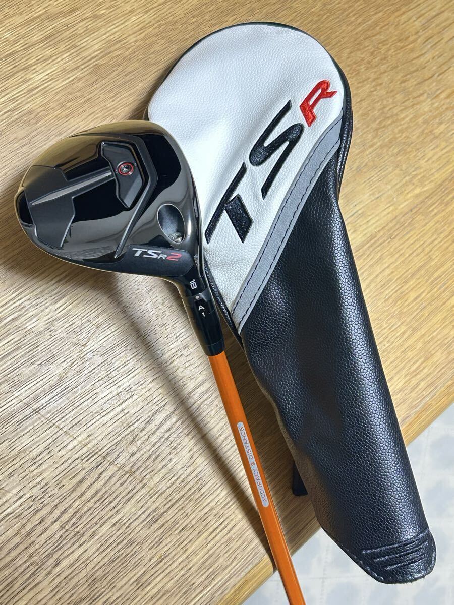 [ очень красивый товар ] Titleist TSR2 5W/ Tour AD DI6S/18.0 раз / - гонг s покрытие settled head ( не использовался крышка головки цилиндров приложен )