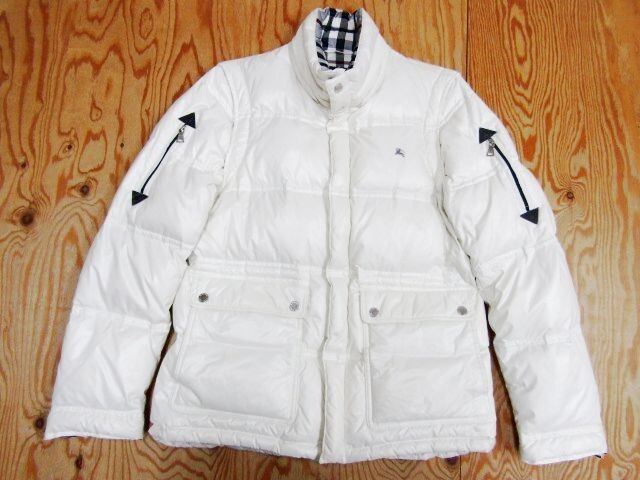 ★バーバリーブラックレーベル BURBERRY★デタッチャブル メンズ ダウンジャケット 里ノバチェック★R71019027C