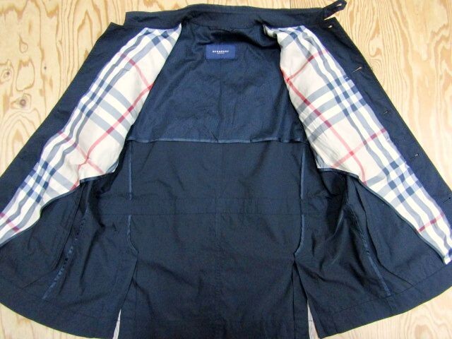 ★バーバリー BURBERRY★メンズ 裏ノバチェック コットンジャケット ブラック★R71019048A_画像4