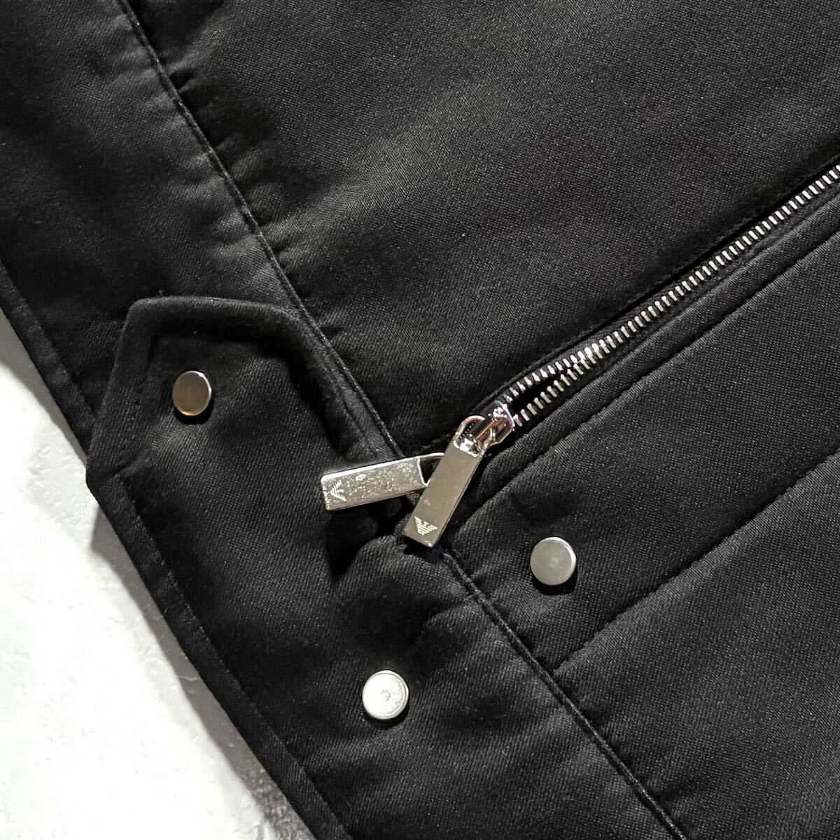 превосходный товар /L размер *EMPORIO ARMANI Emporio Armani Bomber "куртка пилота" MA-1 с хлопком Rider's bai цвет двойной Zip 50