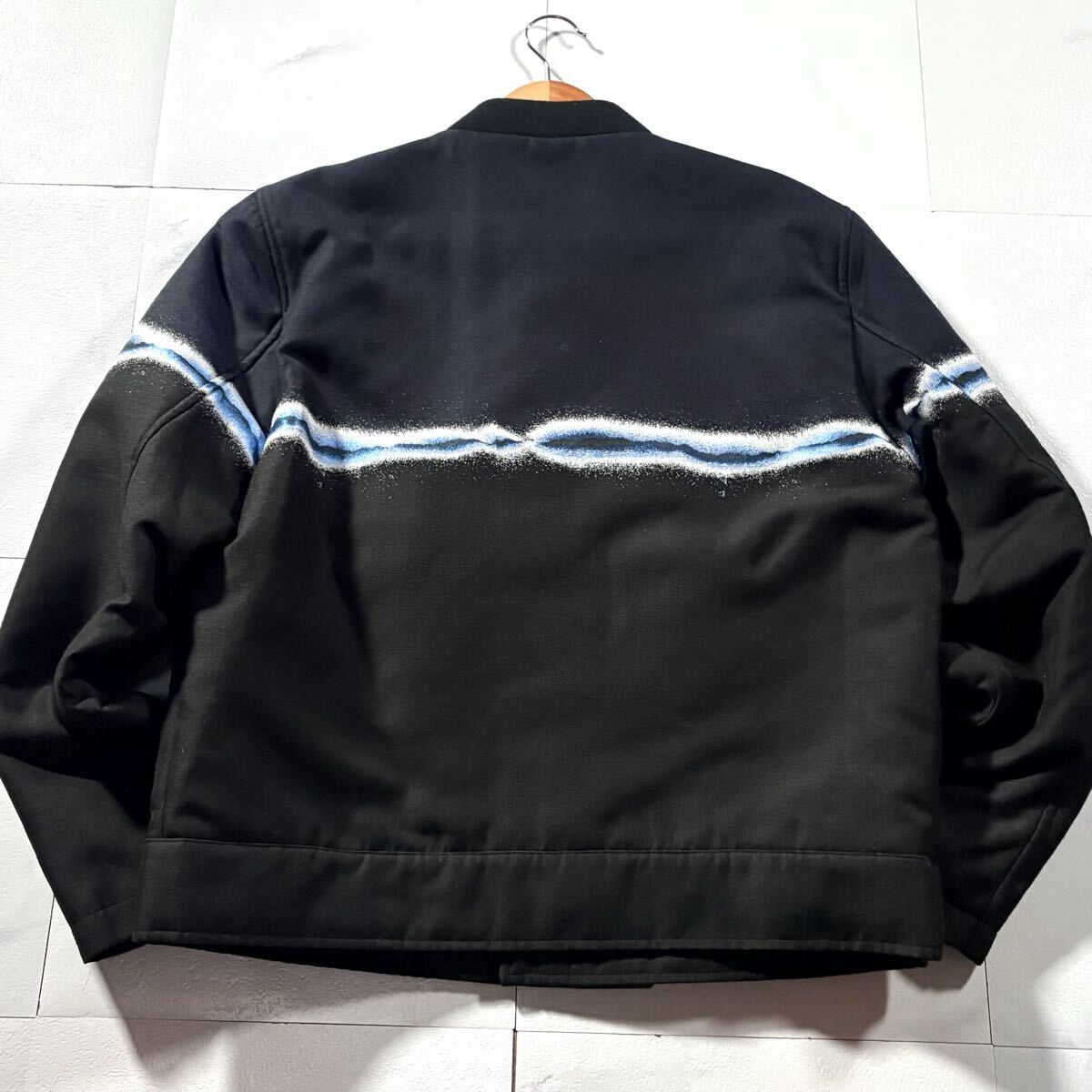  превосходный товар /L размер *EMPORIO ARMANI Emporio Armani Bomber "куртка пилота" MA-1 с хлопком Rider's bai цвет двойной Zip 50