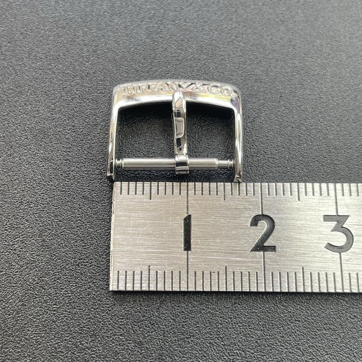 【良品 純正 正規品】ティファニー 純正尾錠 腕時計 時計用 SS レザーベルト 16mm 18mm メンズ クラシック アンティーク 【R7_221】_画像7