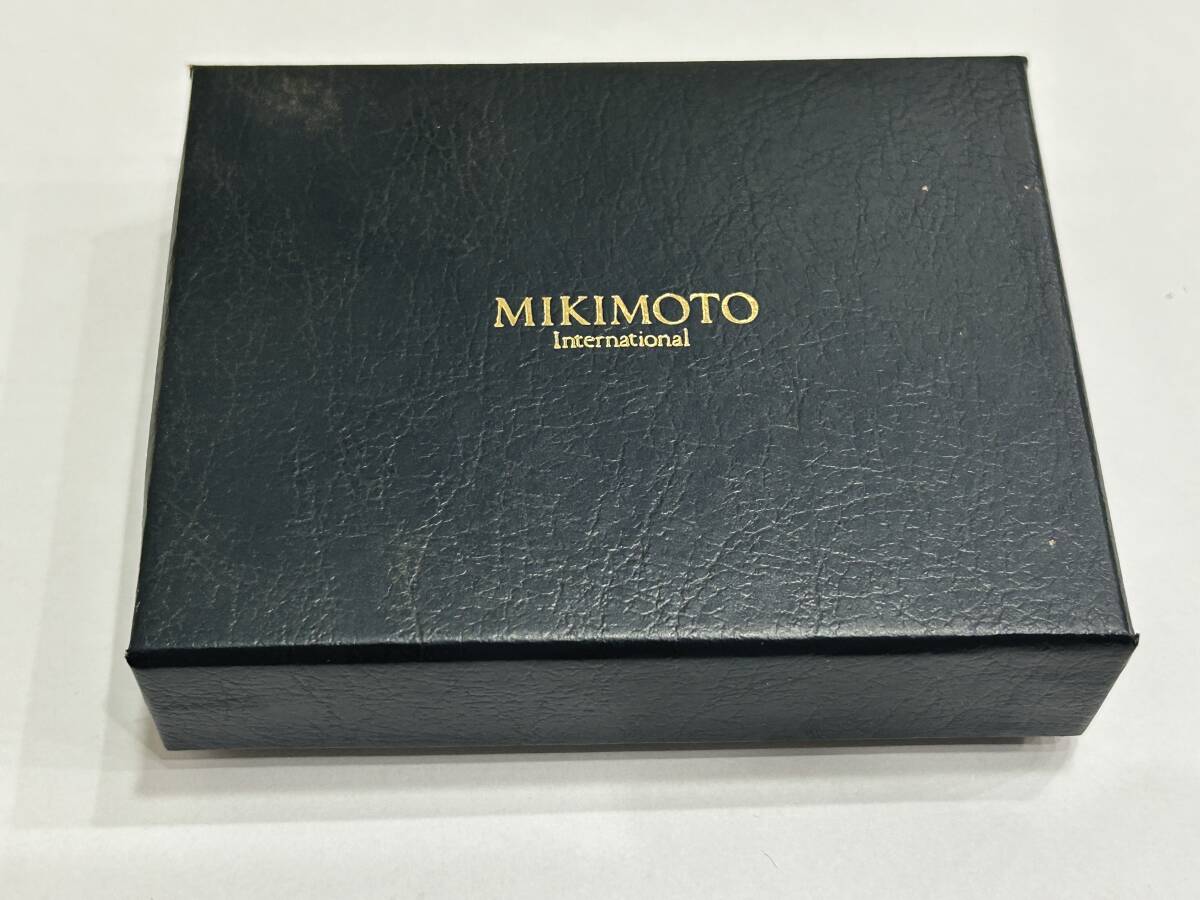 美品 MIKIMOTO ミキモト ロゴプレート ベアー テディベア クマ くま キーリング キーホルダー チャーム ゴールド系_画像6