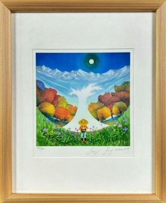 新品　藤城清治　日本の愛唄歌シリーズ　 7月　　四季の歌 美品】 藤城清治 日本の愛唄歌シリーズ「7月 四季の歌」｜Yahoo