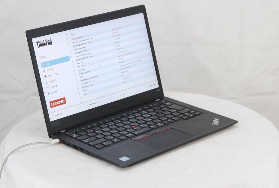 lenovo 20NYS3FU00 ThinkPad T490s　Core i7 8565U 1.80GHz 16GB ■一部保証品_画像2