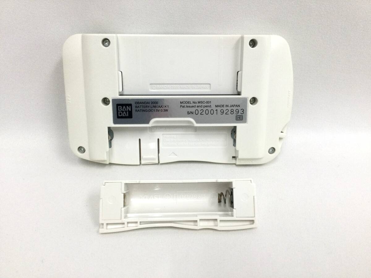 【GM7394/60/0】ジャンク★ワンダースワン カラー 本体セット FF1 同梱版★WonderSwan★ソフト★FINAL FANTASY★ファイナルファンタジー★_画像4