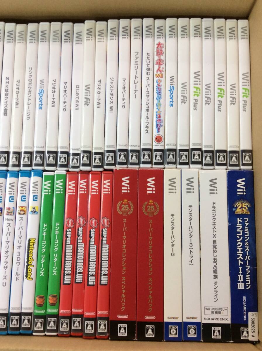 【GC428/120/0】ジャンク★Wiiソフト★合計69本前后★スーパーロボット大戦NEO/牧場物語/ドラゴンクエスト/スーパーマリオコレクション/他