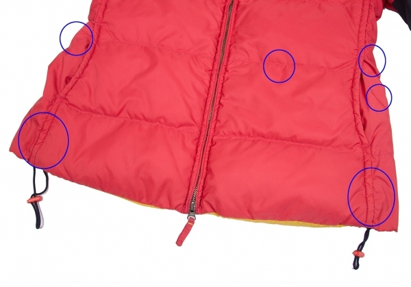 45rpm цвет panel пуховик красный чёрный др. 3 [ женский ]