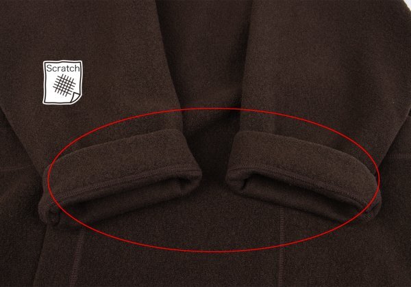 プランテーションPlantation ウールポリロングコート 茶M 【レディース】_画像9