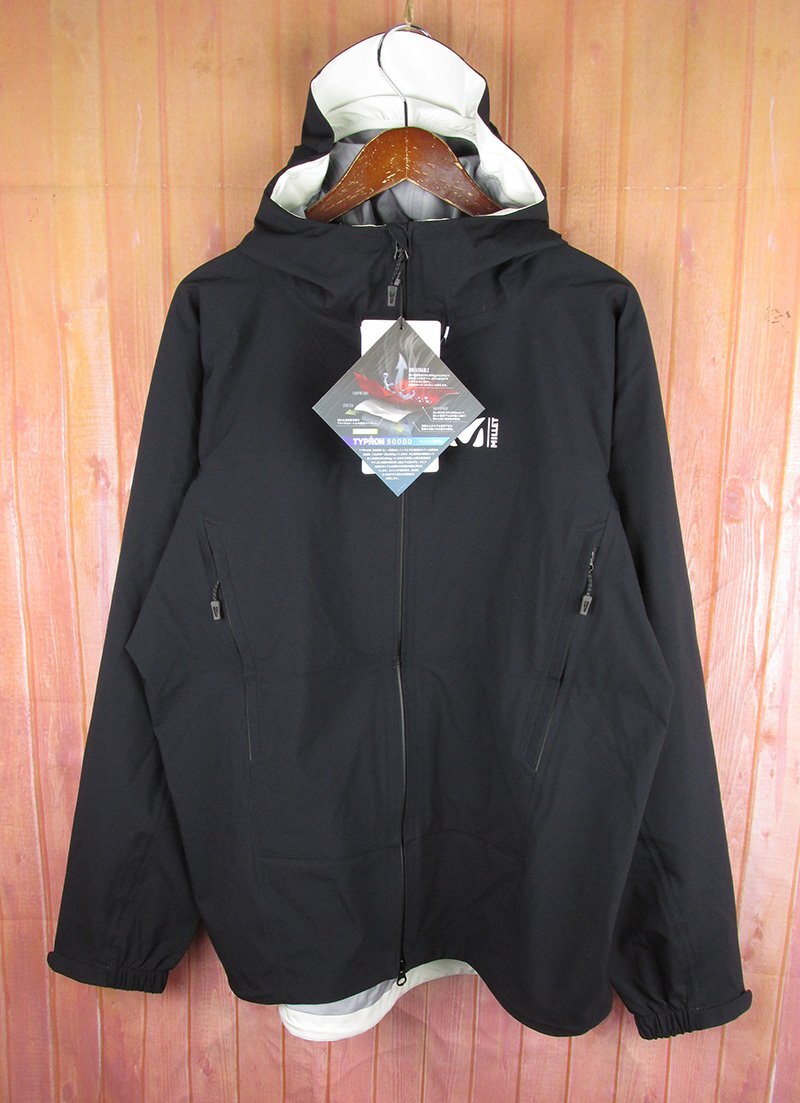 LAJ27606 MILLET ミレー TYPHON 50000 ST JKT ティフォン 50000 ストレッチ ジャケット MIV01479 ブラック ノアール L 未使用_画像1