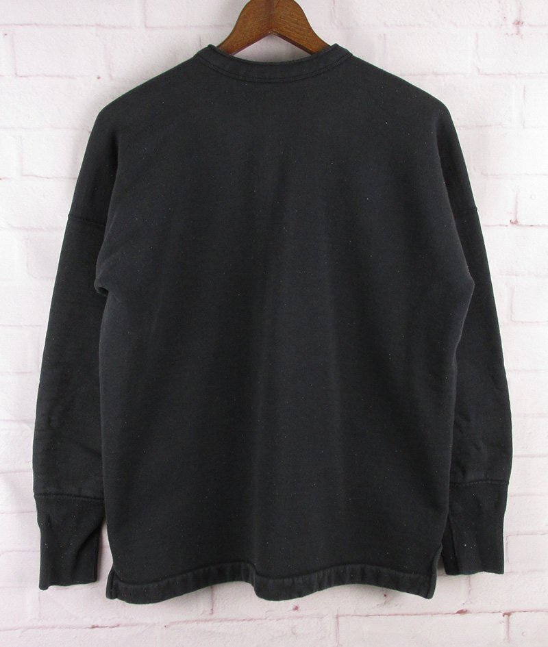 AW9199 Olde Homesteader オールドホームステッダー ヘンリーネック スウェット ブラック系 40_画像2