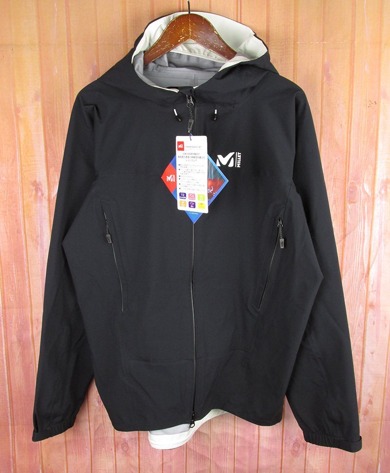 LAJ27741 MILLET ミレー TYPHON 50000 ST JKT ティフォン 50000 ストレッチ ジャケット ブラック JP M 未使用_画像1