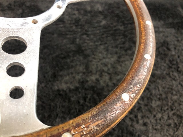 ローバーミニ　E-99X　99X　左ハンドル　Moto-Lita　モトリタ　ウッドステアリングハンドル　33Φ　Classic Mini　_画像6