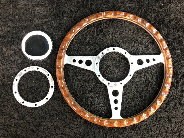 ローバーミニ　E-99X　99X　左ハンドル　Moto-Lita　モトリタ　ウッドステアリングハンドル　33Φ　Classic Mini　_画像10