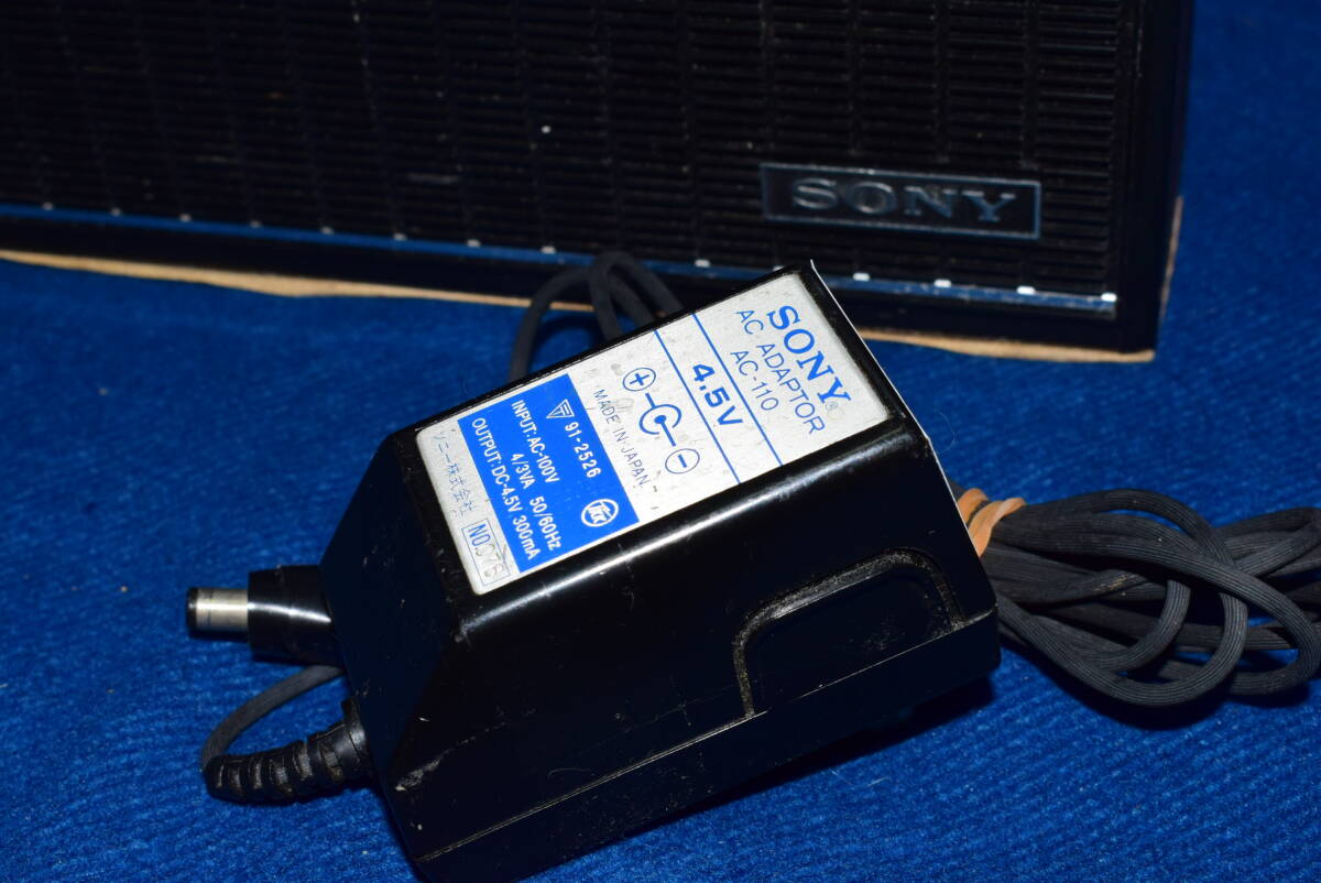 100903/当時物/貴重品/動作品/SONY/ICF-1100/THE 11/ソリッドステート3バンドラジオ/FM/MW/SW/ラジオ/レトロ/アンティーク/昭和/ソニー_画像3