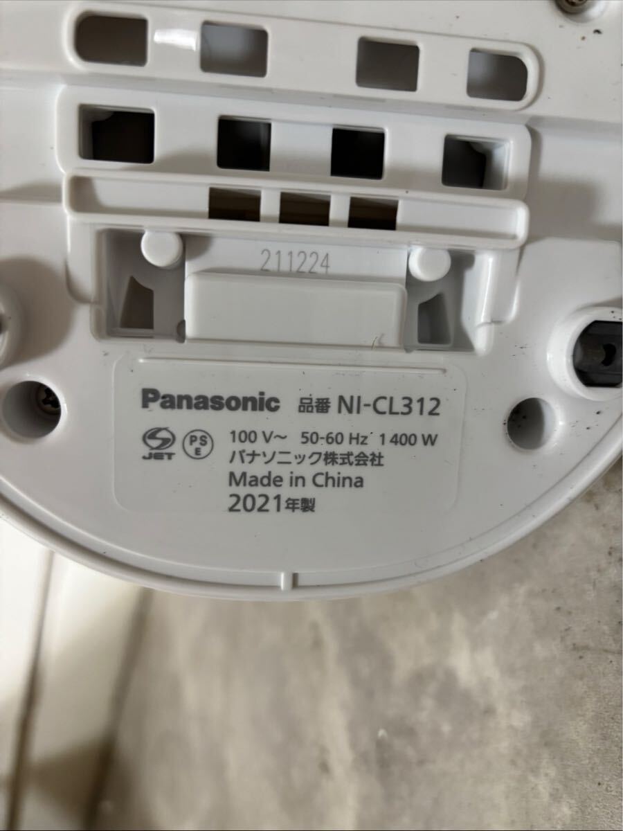 未使用品 Panasonic パナソニック CaRuRu コードレススチームアイロン・2021年製 NI-CL312 80サイズ_画像7