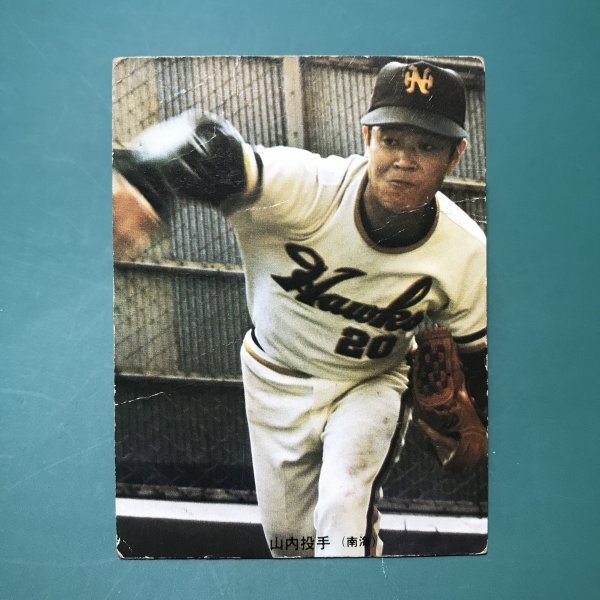 1973 год Calbee Professional Baseball карта 73 год 244 южные моря гора внутри GYH41