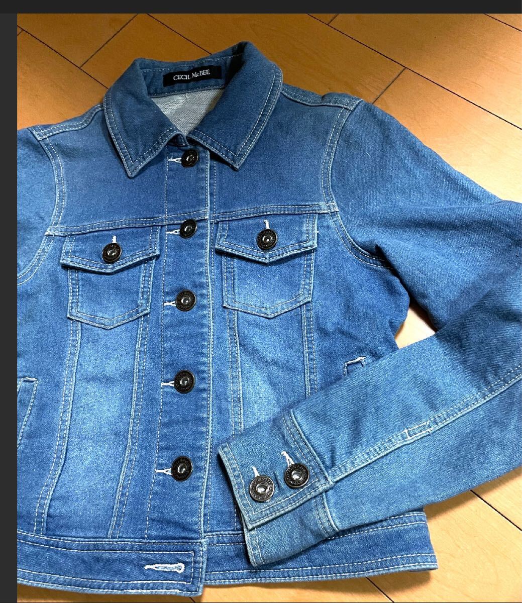 CECIL McBEEストレッチデニムジャケ_画像2