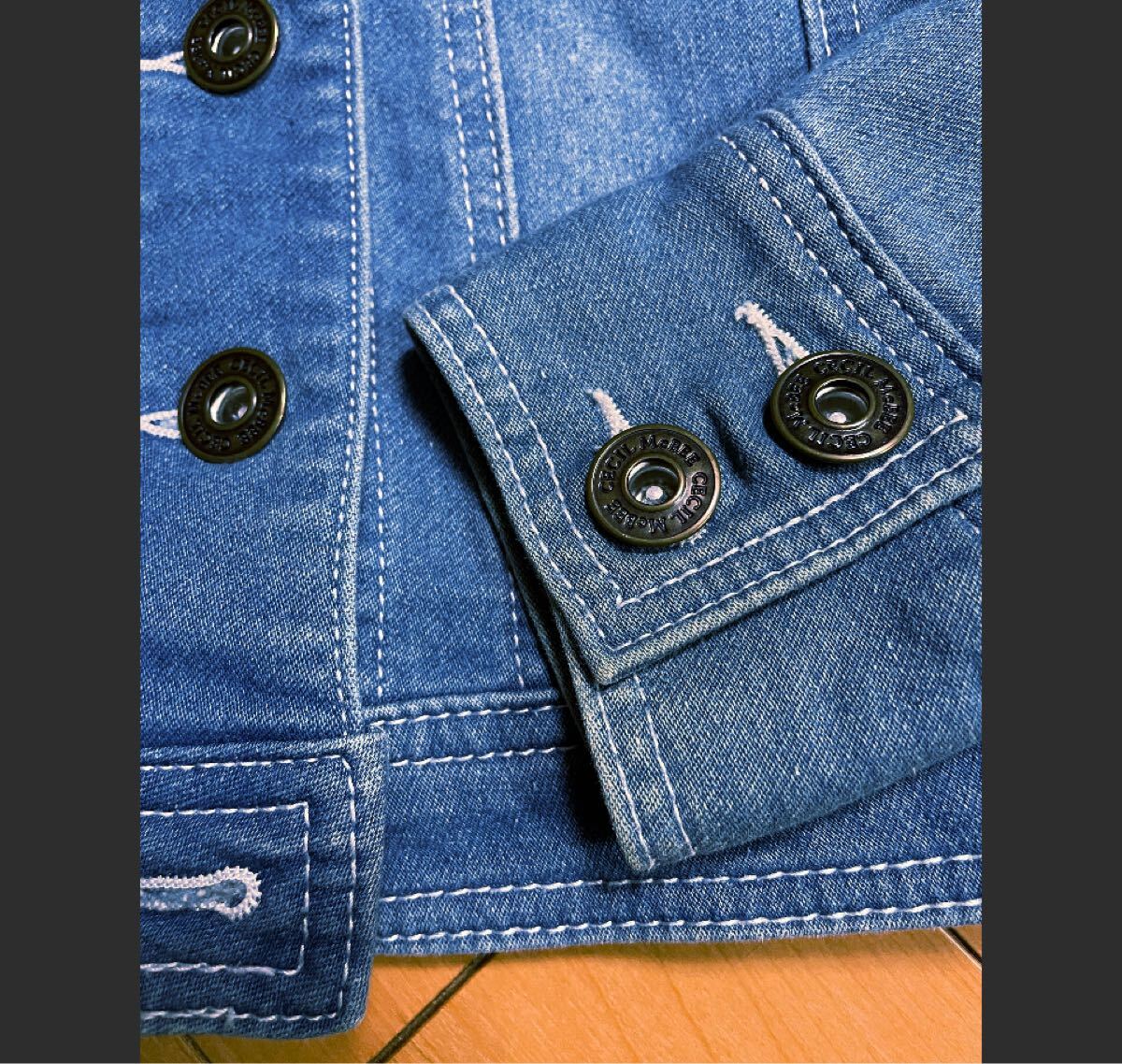 CECIL McBEEストレッチデニムジャケ_画像4