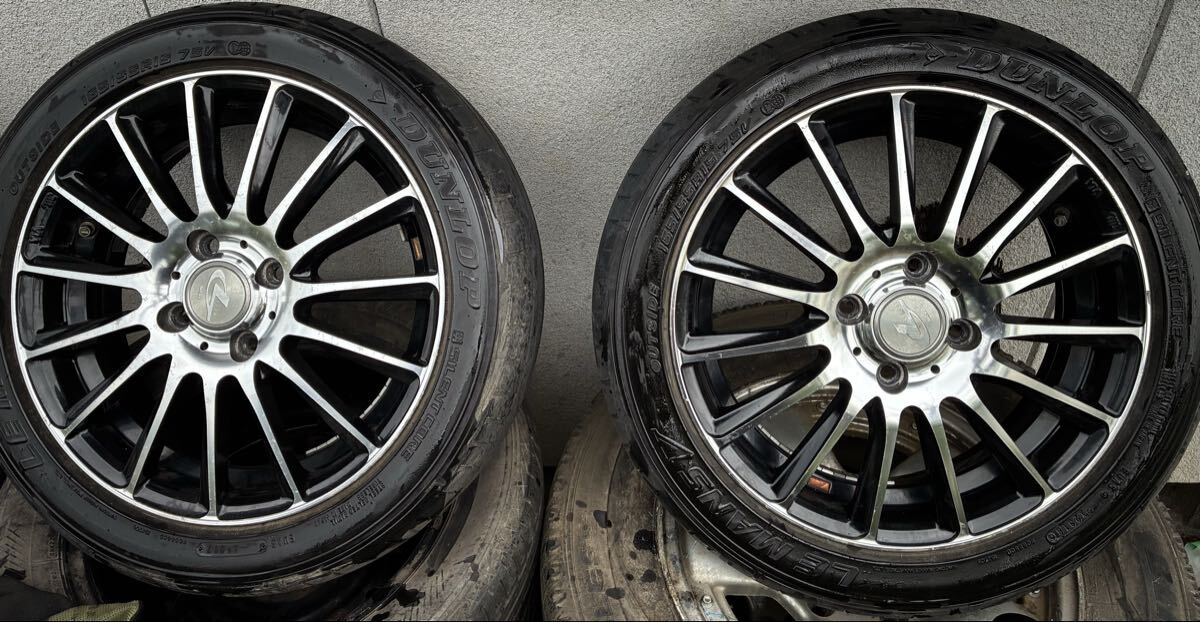 LEONISレオニス15インチ タイヤ付き4本セット　LE MANS V アルミホイール _画像2