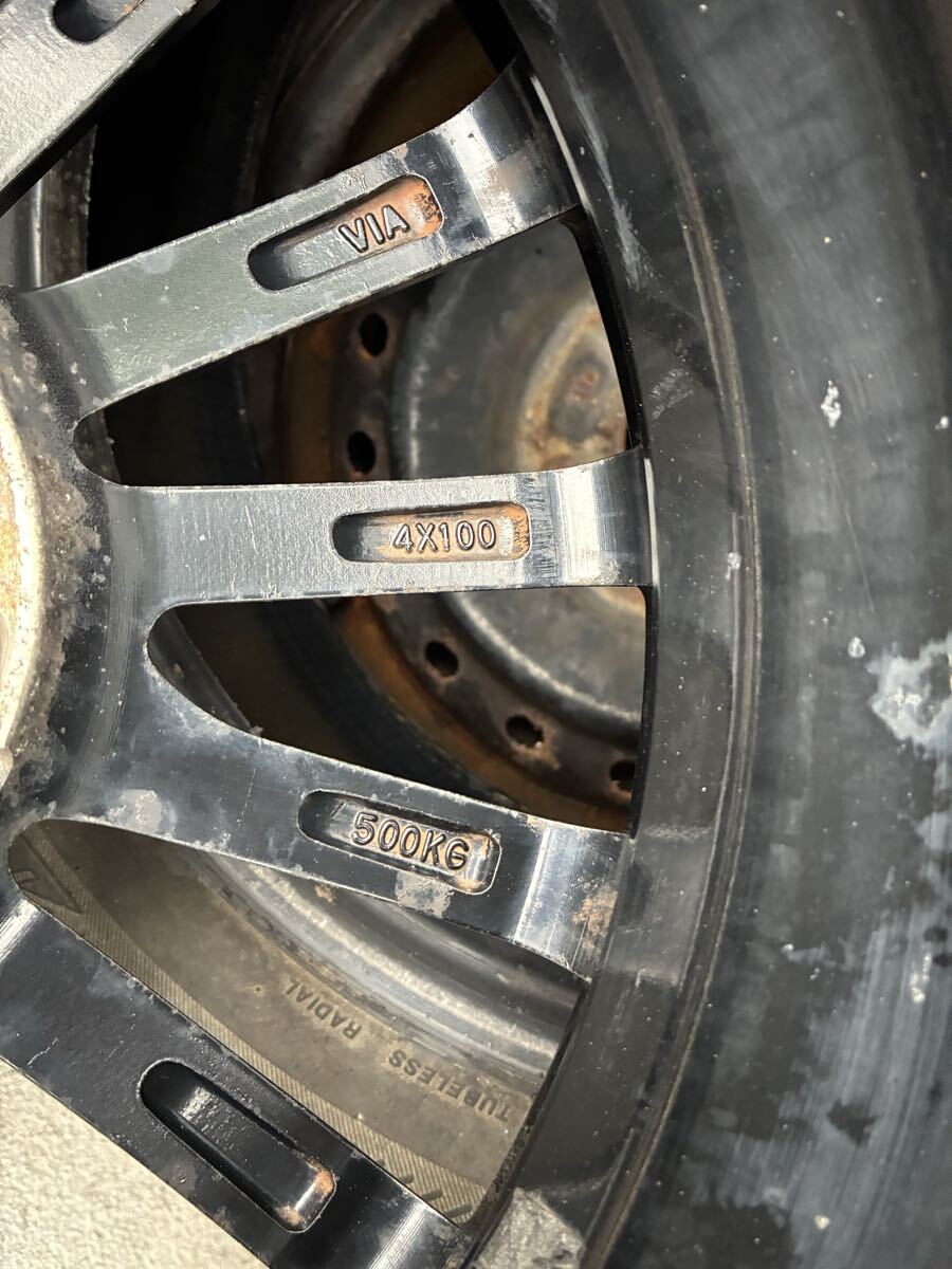 LEONISレオニス15インチ タイヤ付き4本セット　LE MANS V アルミホイール _画像6