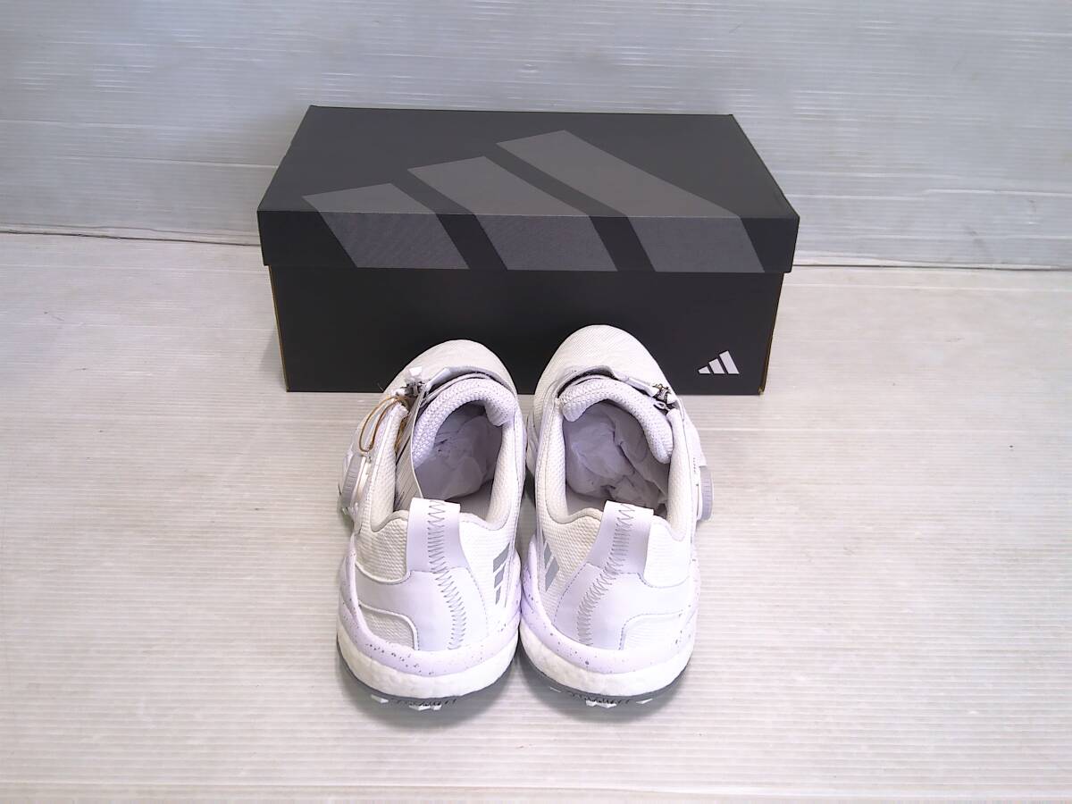 アディダス ゴルフシューズ コードカオスBOA 25 ID8605 27.0cm ホワイト/シルバー/グレー 日本仕様 新品_画像3