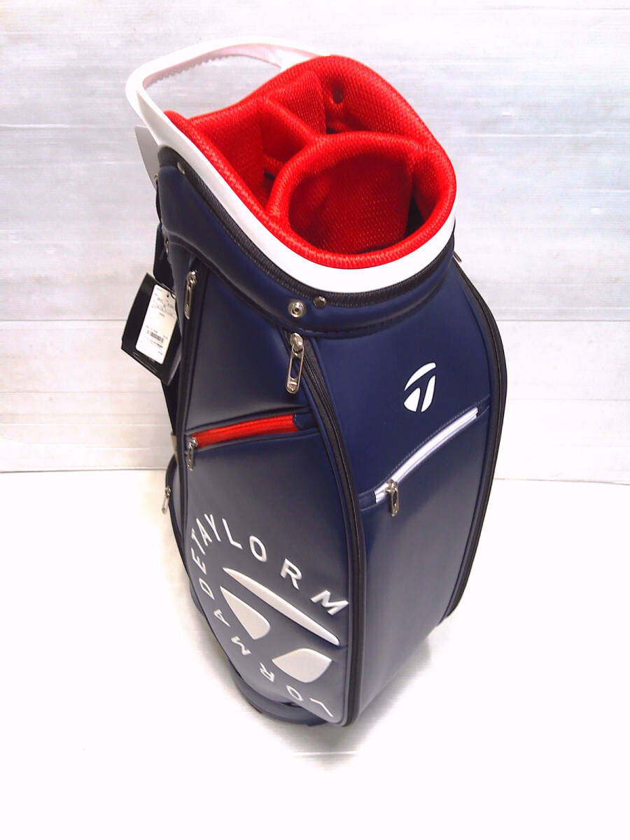 テーラーメイド　カート型キャディバッグ　UN747　ネイビー　9.5型　日本仕様　新品　フード有_画像2