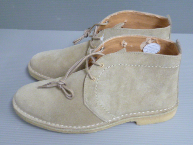 4 スエードショートブーツ ISM-0004 25.5cm〜26cm 41号 ベージュ系 WILDWING IBUSH 劣化あり B級品 訳あり 新品 未使用 #R20251029_画像3