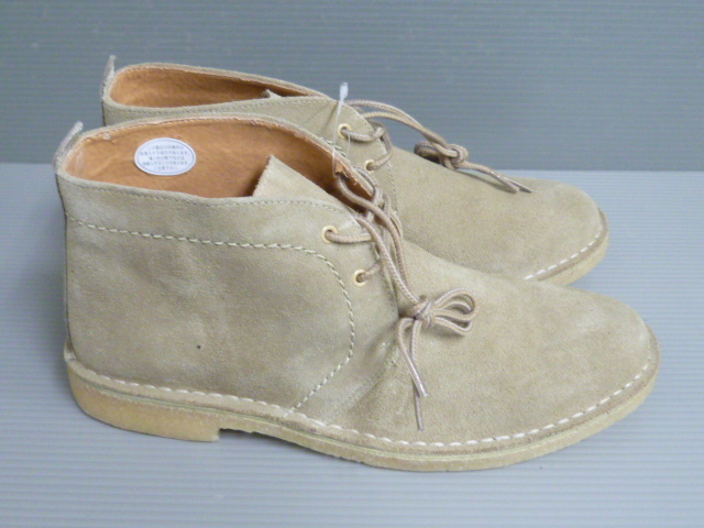4 スエードショートブーツ ISM-0004 25.5cm〜26cm 41号 ベージュ系 WILDWING IBUSH 劣化あり B級品 訳あり 新品 未使用 #R20251029_画像5