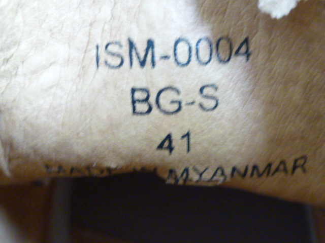 4 スエードショートブーツ ISM-0004 25.5cm〜26cm 41号 ベージュ系 WILDWING IBUSH 劣化あり B級品 訳あり 新品 未使用 #R20251029_画像9